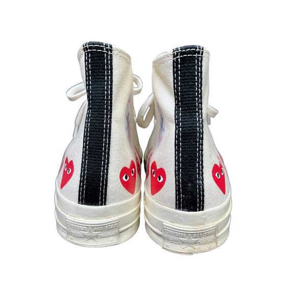 Comme des Garcons Play x Converse High Top Sneakers - US M 8 - $150 Retail